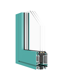 15-L Type W75 Flat Door Tiffany Blue